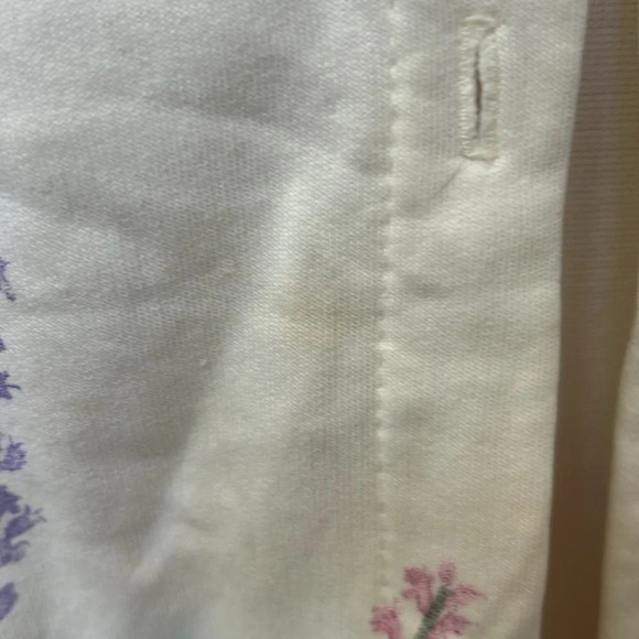 Vintage Artisans Screen Printing & Embroidery Floral Hummingbird Cardigan - Picture 2 of 14